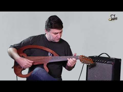 Arabic Electric Silent Oud Ud String Instrument AOS-101G-A image 9