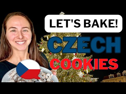 How to Make the Easiest Traditional Czech Christmas Cookies in Easy Czech