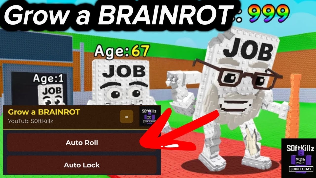 [NEW] GROW A BRAINROT SCRIPT | Auto Lock, Auto Roll