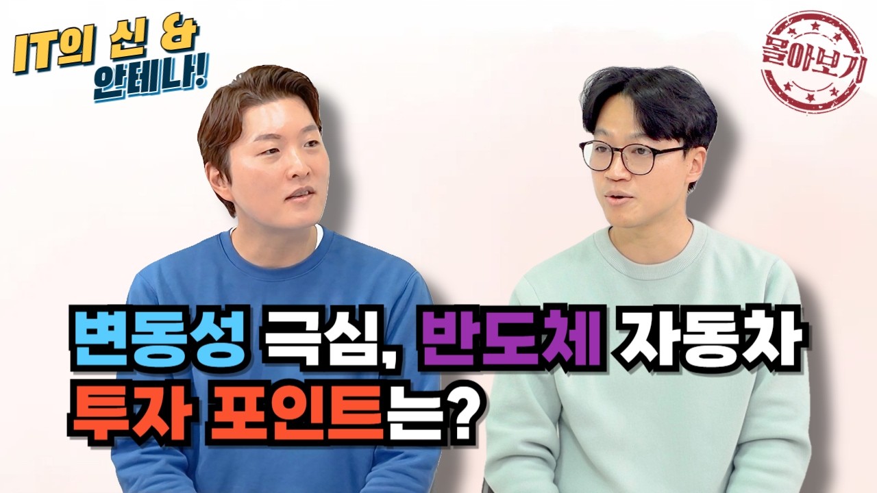 [몰아보기] 변동성 극심, 반도체 자동차 투자 포인트는?