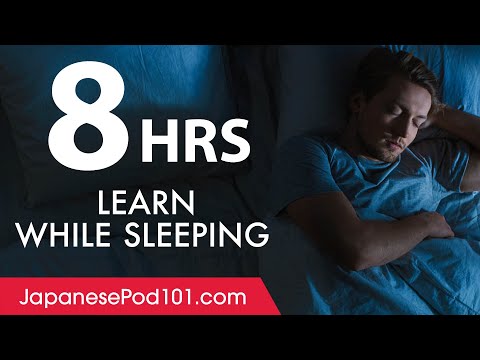 Learn Japanese While Sleeping 8 Hours - Learn ALL Basic Vocabulary