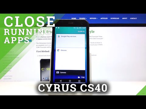 How to Disable Running Apps in CYRUS CS40 – Optimize CYRUS CS40