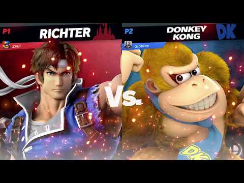 Smash It Up (ONLINE): SHO | Gibbles (Donkey Kong) vs LA | Zyul (Richter) - Winners Qtrs