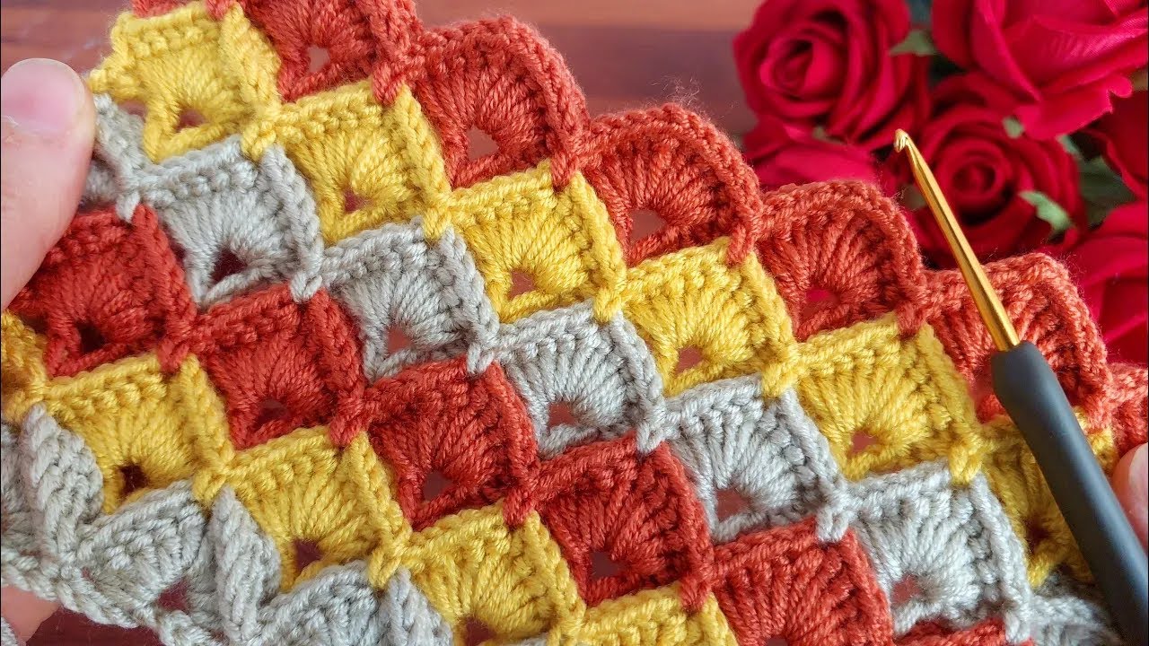 Easy 3D Crochet Blanket Tutorial (For Absolute Beginners) | No Complex Stitches!