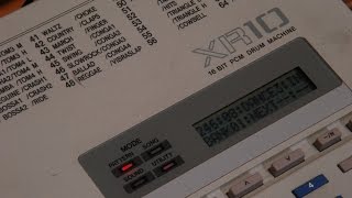 Video thumbnail for Akai XR10 16 Bit PCM Drum Machine Demo Song and Preset Kits by zibbybone
