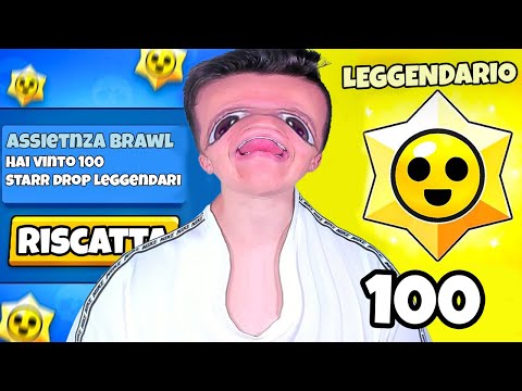 GIGINO HA APERTO 100 STARR DROP LEGGENDARI su BRAWL STARS E HA TROVATO...