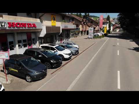 Ansicht Garage Central Biglen AG von Aussen!