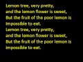 Peter, Paul, Mary - Lemon Tree (with lyrics)
