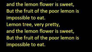 Peter, Paul, Mary - Lemon Tree (with lyrics)