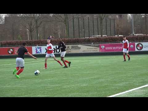 UVV JO14 1   DVSU JO14 1 2e helft