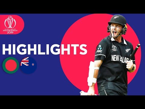 Down To Final 2 Wickets! | Bangladesh vs New Zealand - Match Highlights | ICC Cricket World Cup 2019