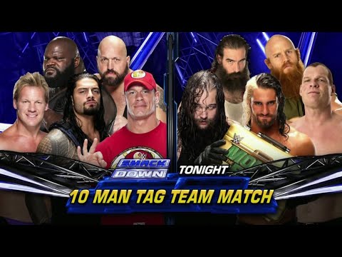 Cena, Reigns, Jericho, Show & Henry Vs Rollins, Kane & Wyatt Family - Smackdown 05/09/2014 Español
