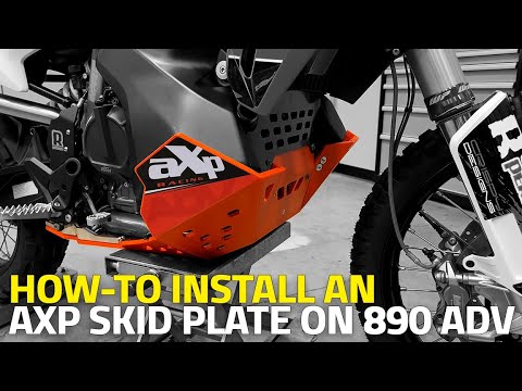 HOW-TO INSTALL AXP SKID PLATE - KTM 890 ADVENTURE - ROTTWEILER PERFORMANCE