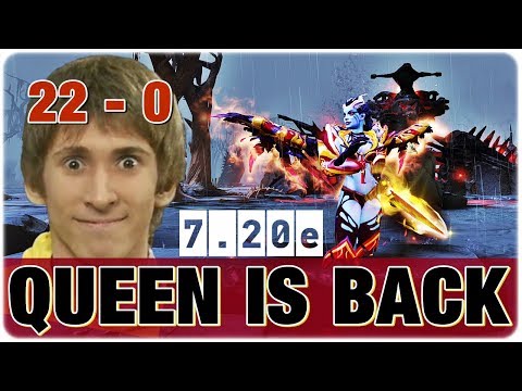 The Queen Is BACK, Dendi Queen of Pain MID - New PATCH 7.20e