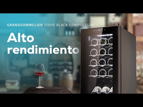 Cecotec Vinoteca GrandSommelier 15000 Black Compressor Negro