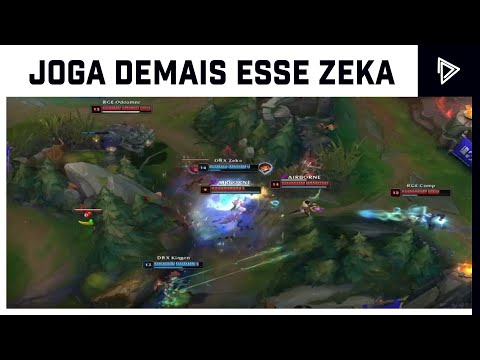 Zeka é um mostro de midlaner!