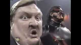 WWF Masked kane's first night on raw