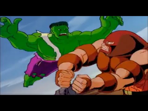 Incredible Hulk vs The Juggernaut | X-Men Animated Series Easter egg