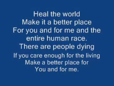 michael jackson   heal the world lyrics