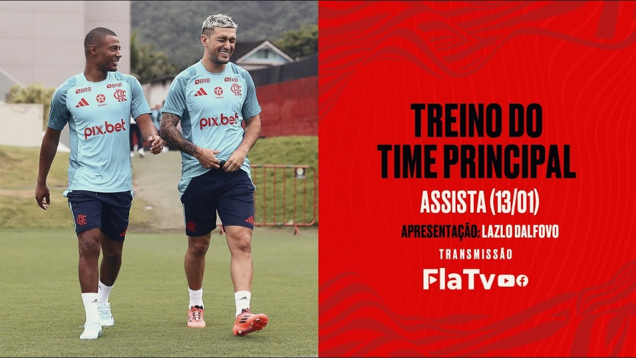 Treino do Flamengo | AO VIVO dos EUA - 13/01
