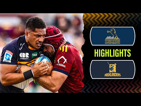 Super Rugby Pacific 2023 | Brumbies v Highlanders | Rd 12 Highlights