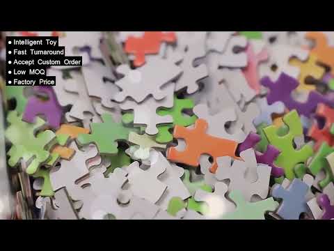 How to produce beautiful jigsaw puzzle by custom factory #jigsawpuzzle
