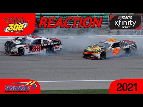 2021 | Kansas Lottery 300 Reaction | NASCAR Xfinity Series
