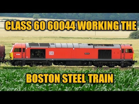 Class 60 60044 + Steel Train to Boston - 17/07/19