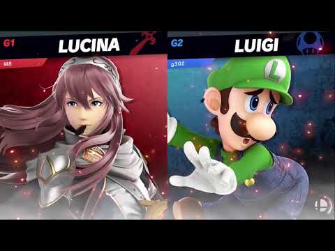 M8(Lucina) vs g302(Mewtwo/Luigi) - Winners Bracket - Smash Bros Catania Tournament