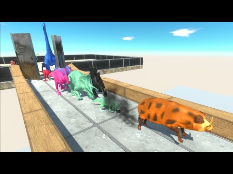 All Unit Chase the PIG #4 - Animal Revolt Battle Simulator