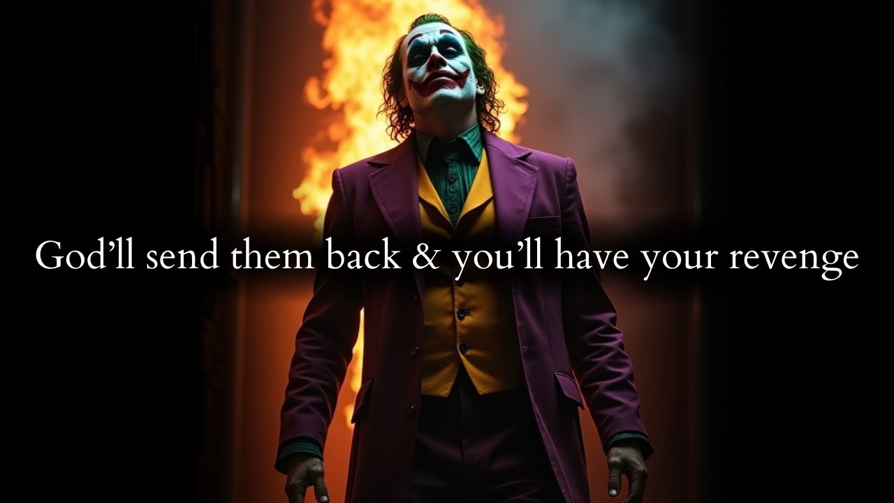 God will send them back in your life for you to have your due revenge - Joker Speech