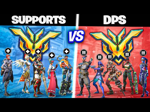 5 DPS vs 5 SUPPORTS - Who wins?! (TOP 500 EDITION)