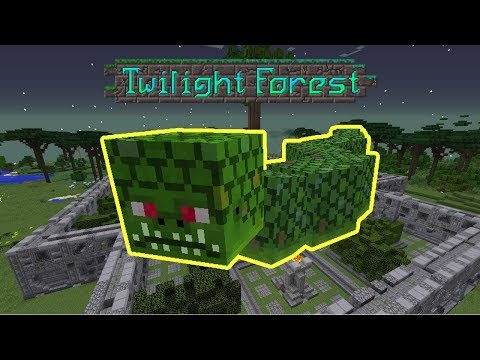 Minecraft: |Twilight Forest| Naga Boss Battle!