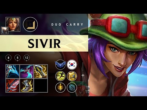 Sivir ADC vs Caitlyn - KR Diamond Patch 25.23