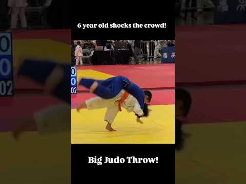 Young Judoka Yuchen Xing throws a stunning Ippon Seoi Nage in competition for the full point! #judo