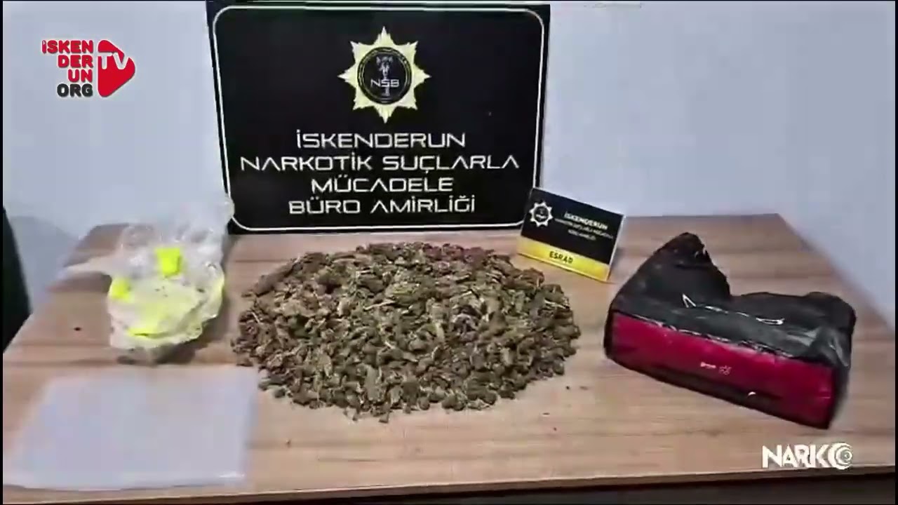 İskenderun’da Narkotik Operasyonları…