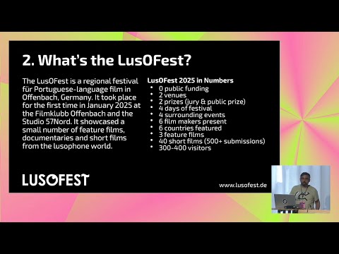 LGM 2025 - How to Run a Film Festival on Libre Graphics