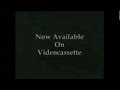 Now Available On Videocassette
