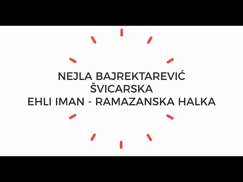 Nejla Bajrektarević - Ramazanska halka / Ehli Iman [Mreža Mladih Dijaspore]