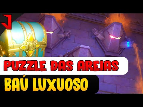 PUZZLE DE AREIAS EM SAFHE SHATRANJ | BAÚ LUXUOSO SUMERU 3.4 |  GENSHIN IMPACT