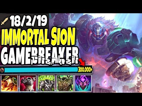 IMMORTAL WORLDBREAKER SION 300.000+ DMG 🔥 Best Sion Season 10 Build - LoL New Sion Skin s10 Gameplay