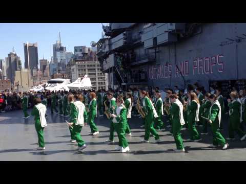 South Fayette HS Band Trip 2012 - NYC - Little Green Machine