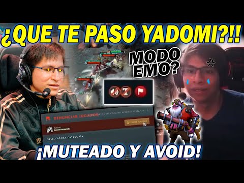 YADOMI EM0?🔥 SCOFIELD MUTEA Y DA AVOID A YADOMI POR MALOGRAR SU JUEGO CON SU SNIPER 🔥 DOTA 2
