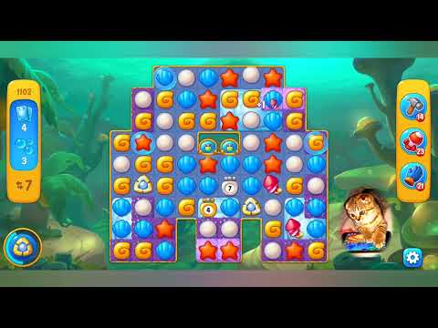 Fishdom 2022, no Boosters,  1102  level  -  прохождение без бустеров,  1102  уровень.