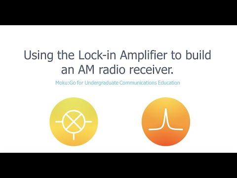 Creating an AM radio receiving using a lock-in amplifier