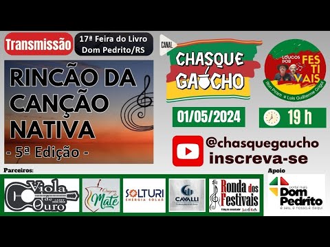 Transmissão do Festival Rincão da Canção Nativa de Dom Pedrito - RS