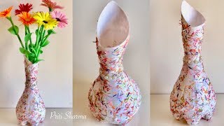 Best Out Of Waste Plastic Bottle Flower Vase Best Out Of Waste Plastic Bottle Flower Vase