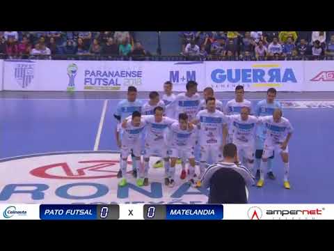 JOGO 0423 PATO FUTSAL 04 X 03 AYMORÉ FUTSAL COSTA OESTE MATELÂNDIA