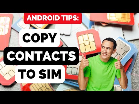 How to Copy Contacts from Android to SIM with This Easy Trick!