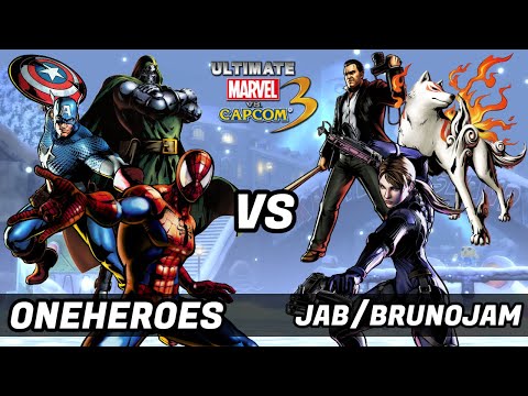 UMVC3 PARSEC - FT15 - ONEHEROES VS JAB/BRUNOJAM!